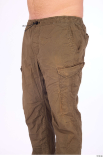 Dash brown cargo pants casual dressed thigh 0002.jpg